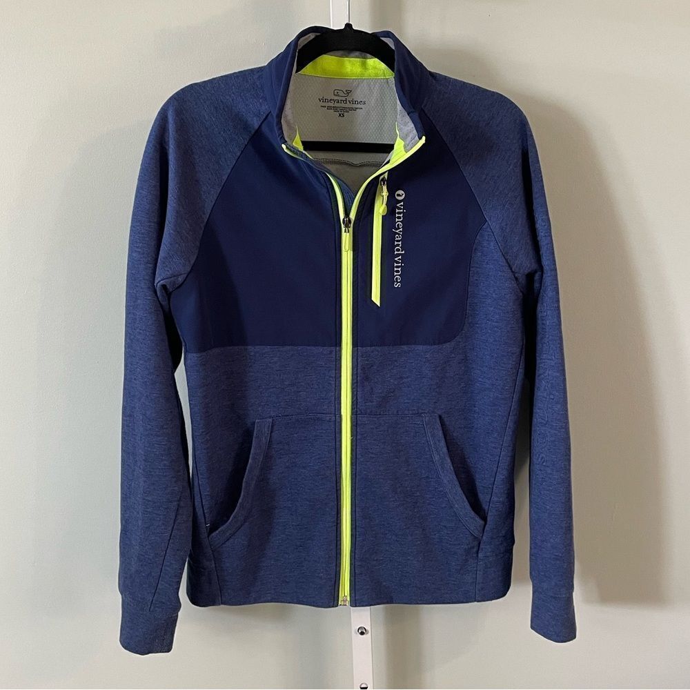 Vineyard Vines Blue Full Zip Jacket